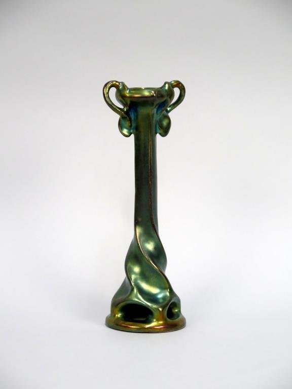 Early Zsolnay Iridescent Bud Vase (1 of 6)