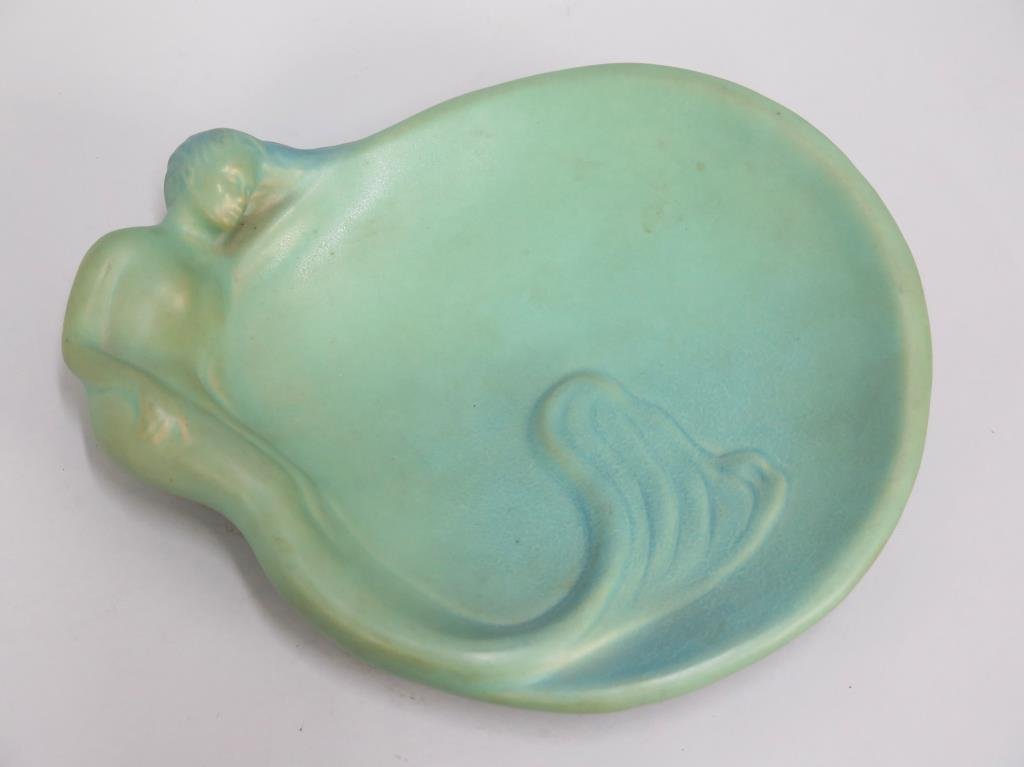 Van Briggle American Ceramic Mermaid Dish (1 of 3)