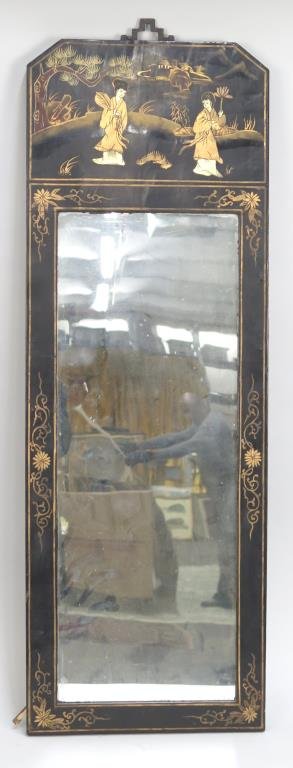 Chinoiserie Decorated Mirror (1 of 3)