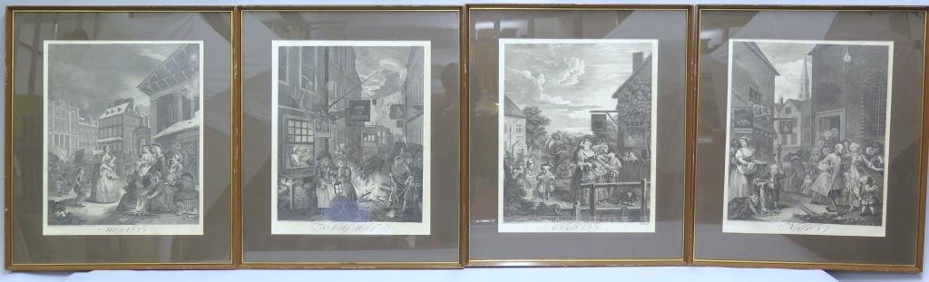 After Hogarth - Set of 4 Etchings (1 of 5)