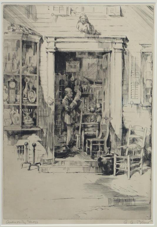 Alex Blum (Hungarian, 1888- 1969) - Etching (1 of 6)