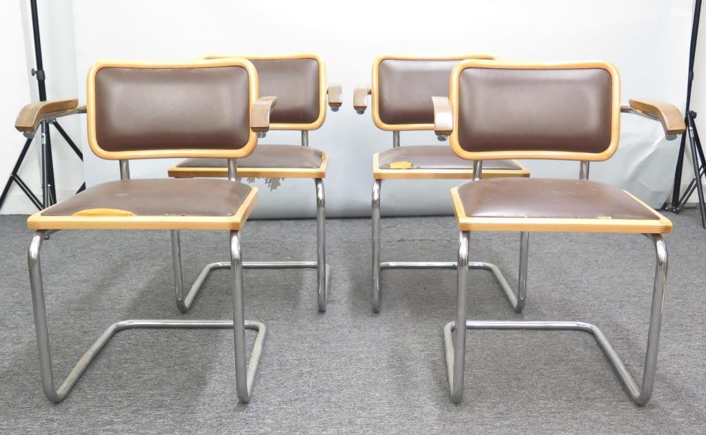 Set of 4 Knoll Breuer Chairs, Circa 1972 (1 of 6)