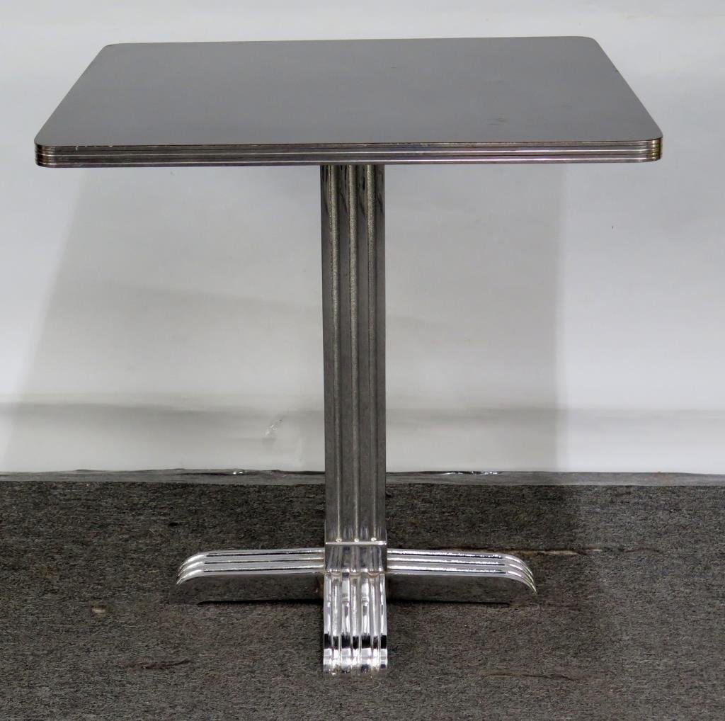 Art Deco Style Chrome Bistro Table (1 of 6)