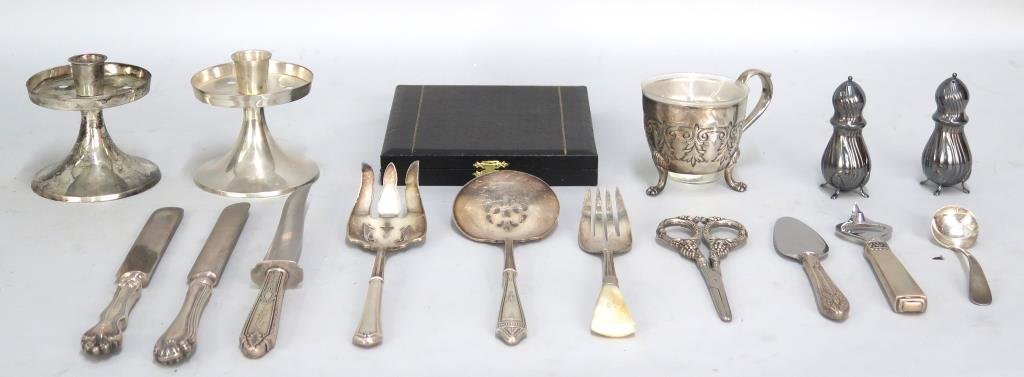 Assorted Silver, Plated and Other Metal  Articles (1 of 6)