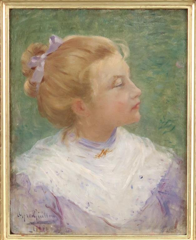 Signed Illegibly (Alfred Guilliam?) - Oil on Panel (1 of 6)