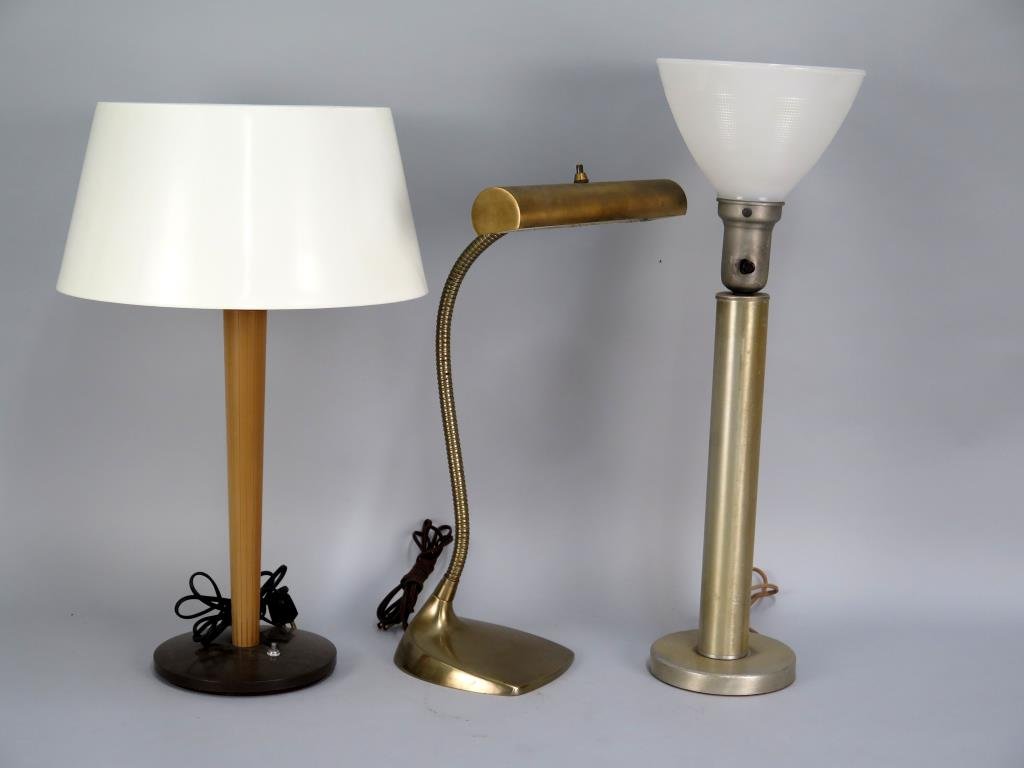 3 Mid Century Style Table Lamps (1 of 2)