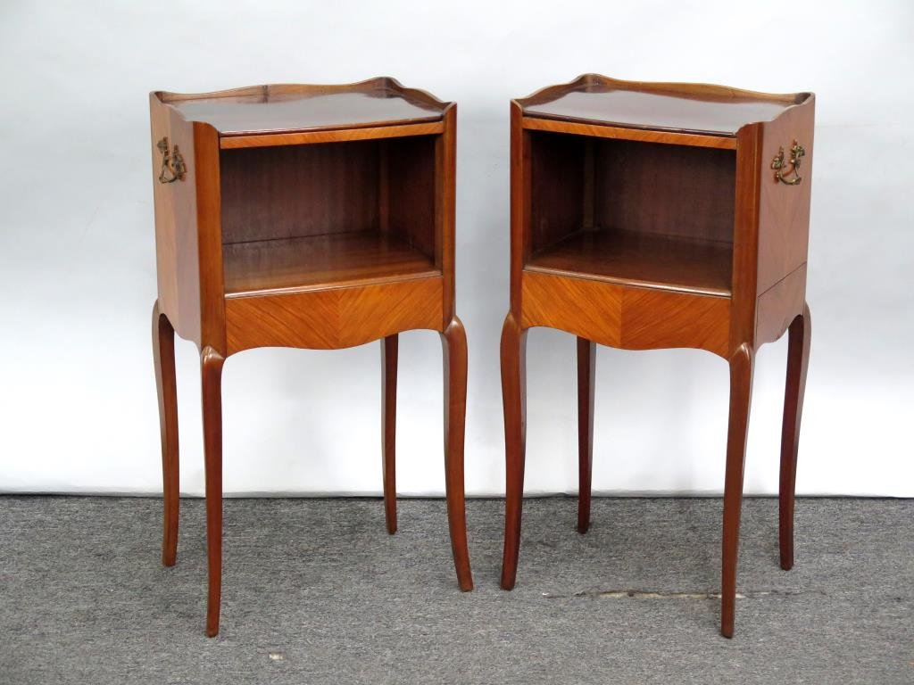 Pair French Open End Commodes (1 of 3)