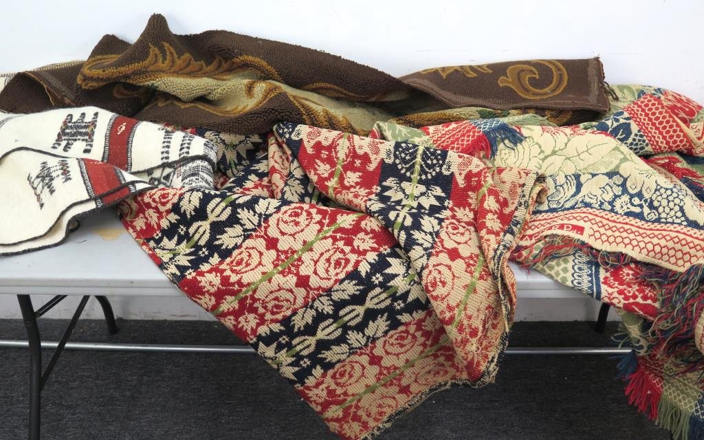 (4) 2 Afcans, Hook Rug, Tribal Weaving (1 of 4)