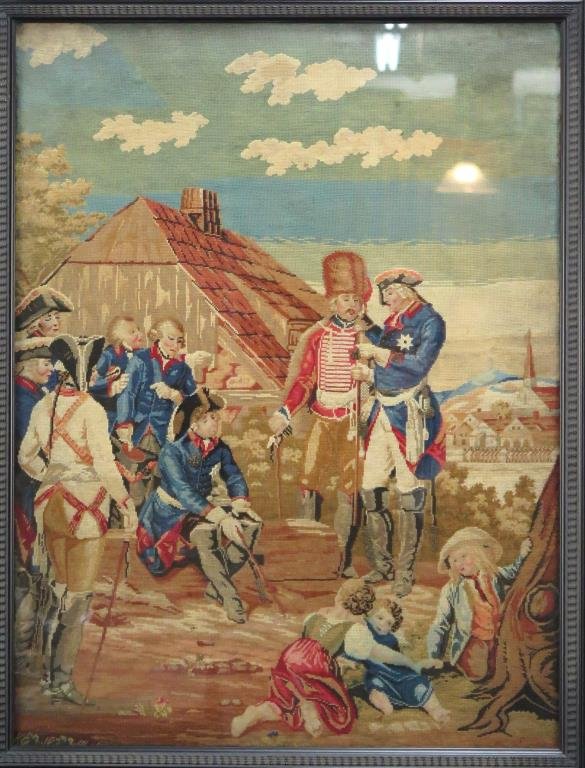 Antique Framed Needlepoint (1 of 6)