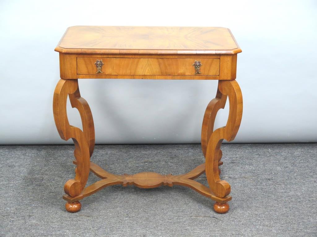 Biedermeier Style One Drawer Occasional Table (1 of 4)