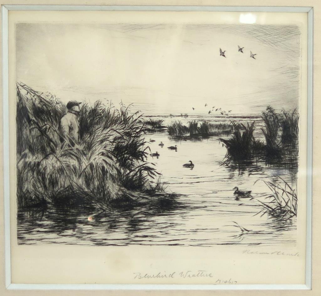 Roland Clark (American 1874-1957) - Etching (1 of 4)