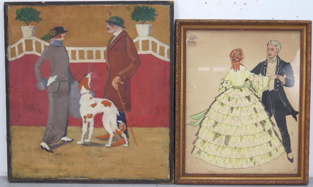 2 Works - Oil and Poster (1 of 5)