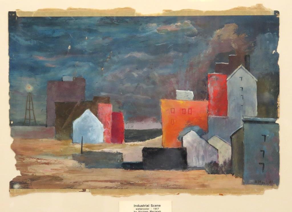 Norman Macleish (American, 1890-1975)- Watercolor (1 of 4)