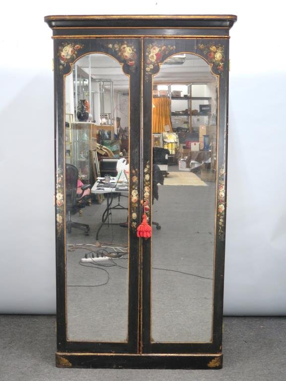 Antique Victorian Armoire Cabinet (1 of 10)