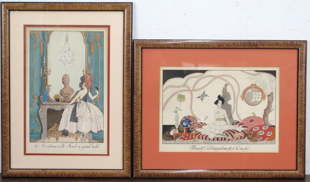 George Barbier (France, 1882-1932) - 2 Prints (1 of 7)