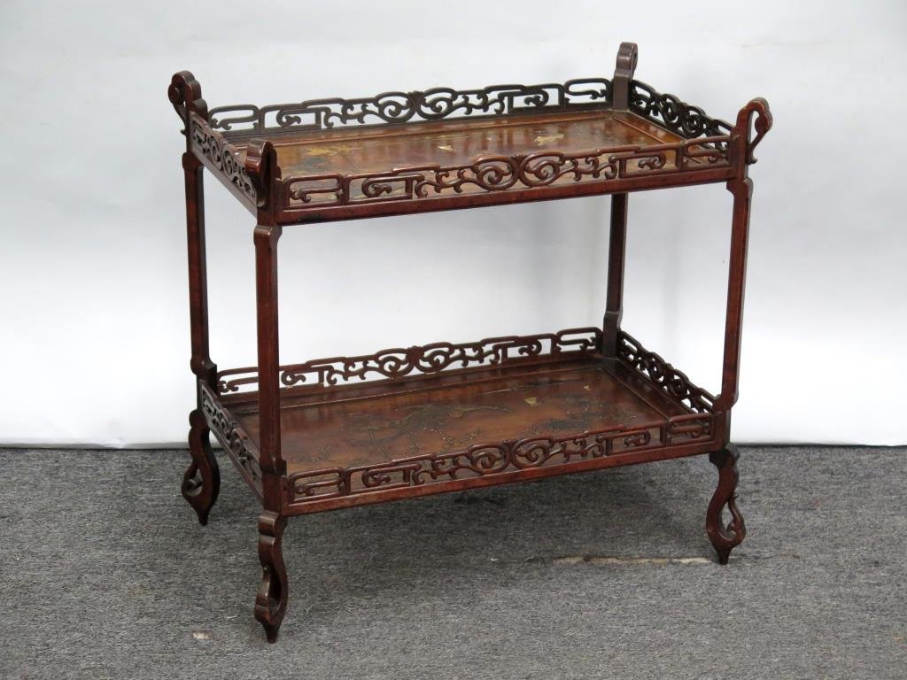 Chinese 2 Tier Tea Table (1 of 7)