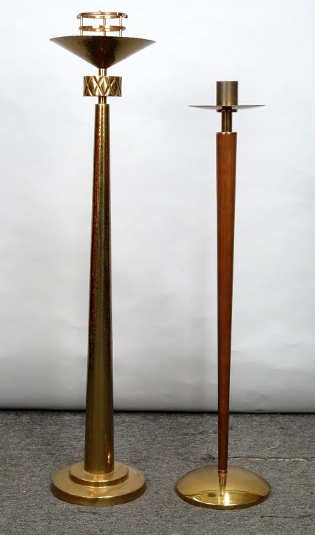 2 Altar Floor Candlesticks (1 of 7)