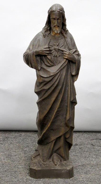 Bronze - Resurrected Christ with Sacred Heart (1 of 7)