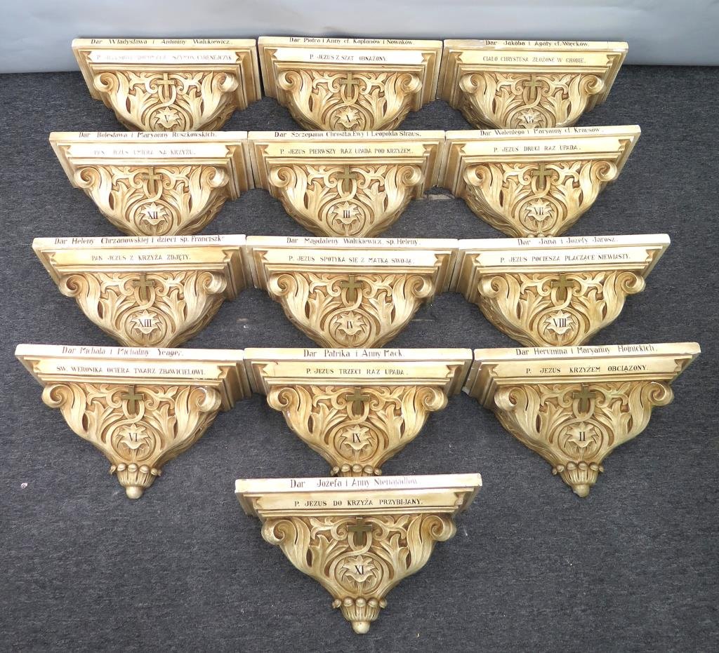 Wall Brackets for the Stations of the Cross (1 of 7)