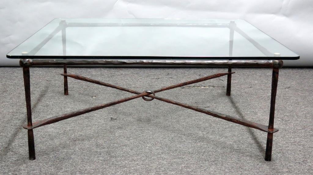 Art Deco Style Iron Coffee Table (1 of 5)