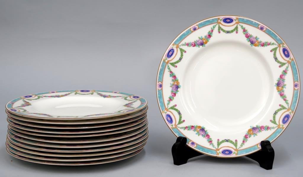 Set 12 Royal Worcester Plates (1 of 3)