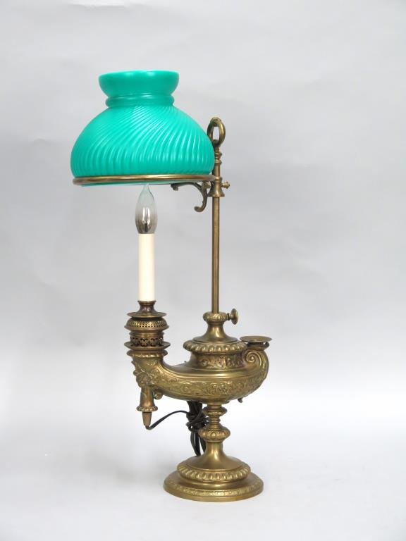 Theo. B. Starr Brass Student Lamp (1 of 7)