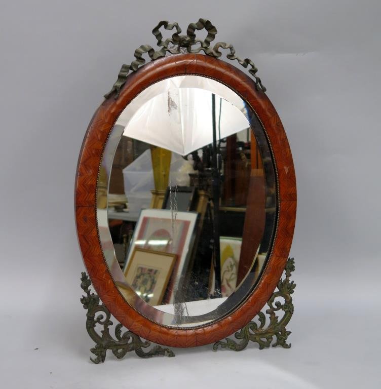 Antique Continental Easel Mirror (1 of 5)