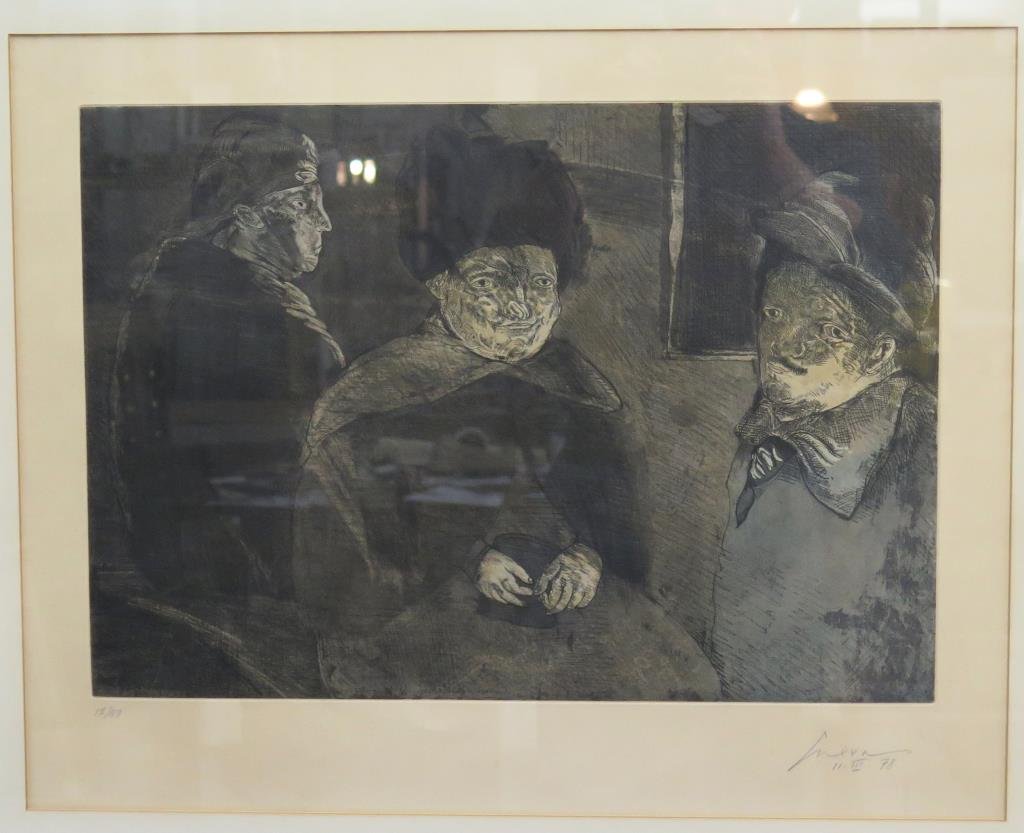 Jose Cuevas - Colored Lithograph (1 of 10)