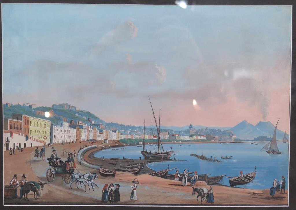 Italian Gouache on Paper (1 of 6)