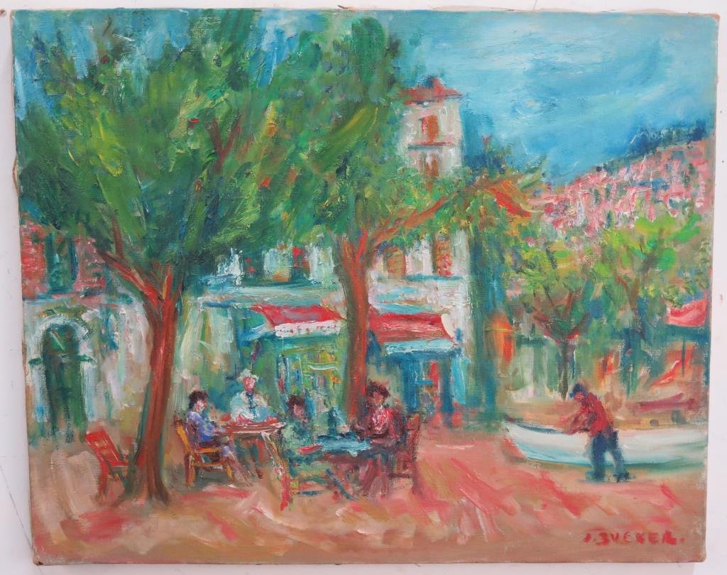 Jacques Zucker (Polish, 1900-1981) - Oil on Canvas (1 of 8)