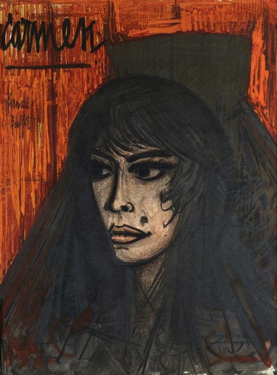 Bernard Buffet Print - Regina Resnik (1 of 1)