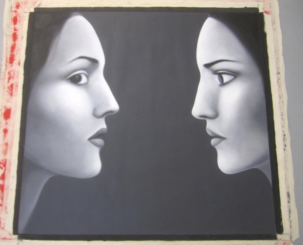 Dita Stepanova - Large Oil on Canvas (1 of 2)