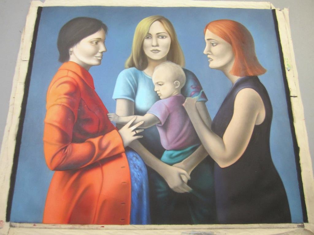 Dita Stepanova - Large Oil on Canvas (1 of 3)