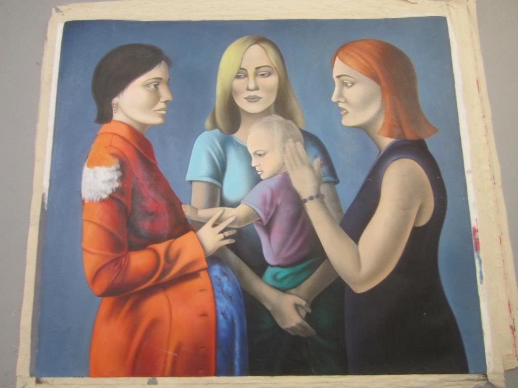 Dita Stepanova - Large Oil on Canvas (1 of 4)