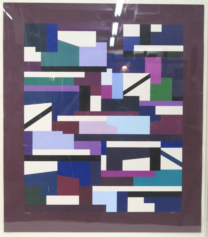 Yaacov Agam (Israeli b.1928) Serigraph/Lithograph (1 of 8)