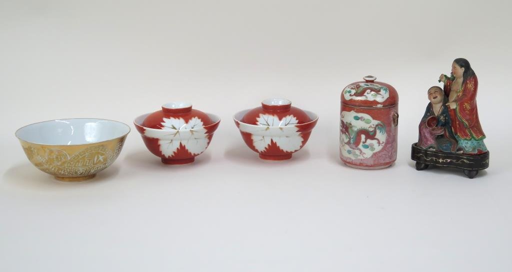 5 Chinese Porcelain Articles (1 of 10)
