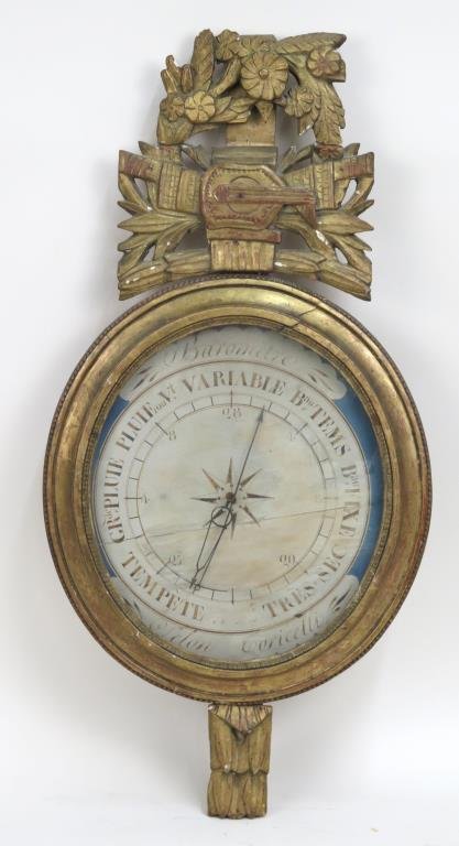 Antique French Barometer Frame (1 of 6)