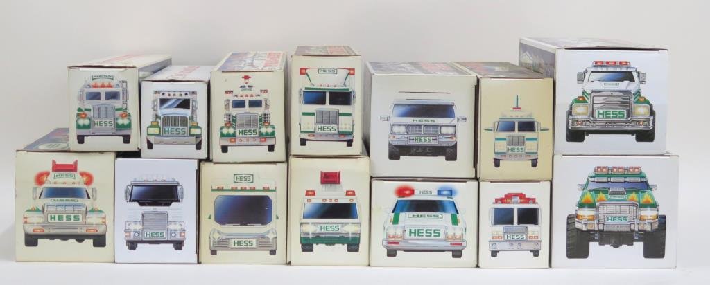 14 Hess Truck Toy Vehicles (As Is). (1 of 3)