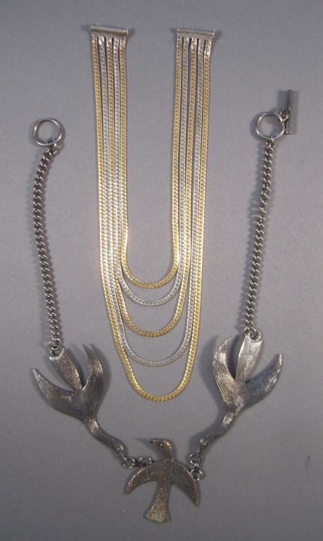 Sterling Silver Necklace and YSL Necklace (1 of 4)