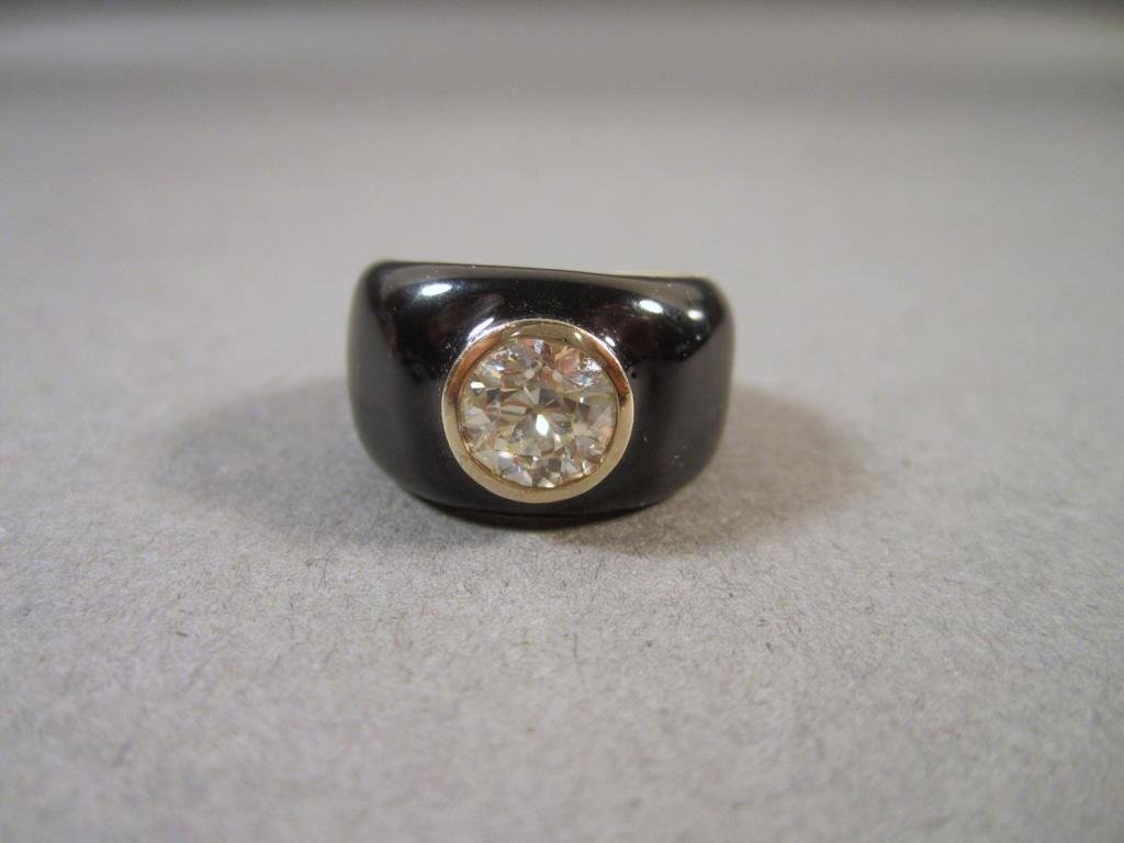 Custom Made Gold and Diamond Ring (1 of 5)