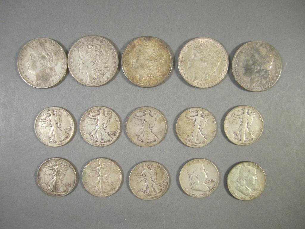15 Vintage US Silver Coins (1 of 5)