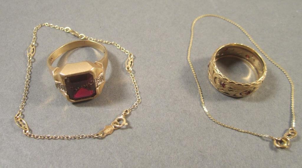 Four 14K Gold Articles (1 of 4)