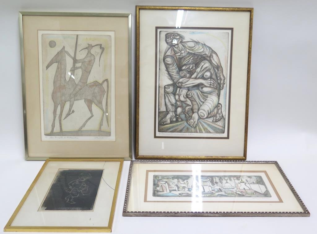 Irving Amen - 4 Lithographs (1 of 9)