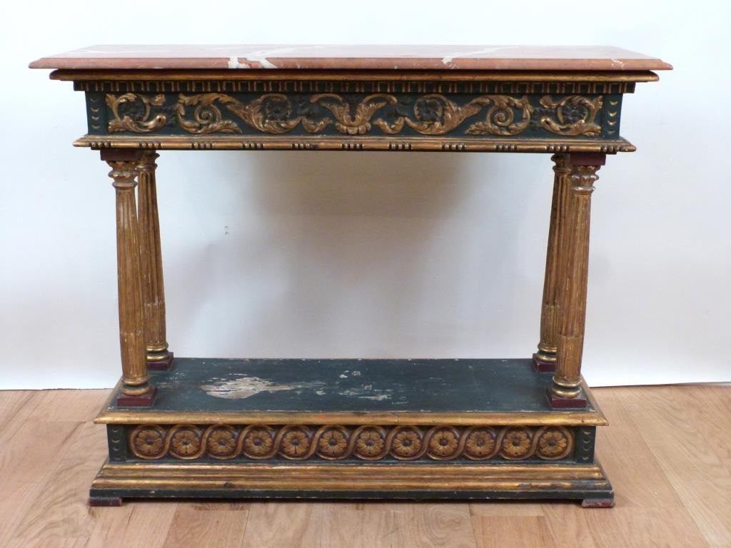 Antique Neoclassical Planter / Console (1 of 7)