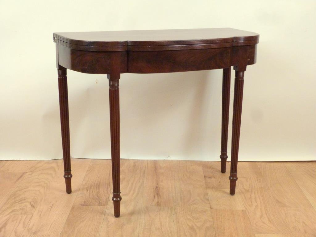 Antique Sheraton Style Lift Top Console (As Is) (1 of 5)