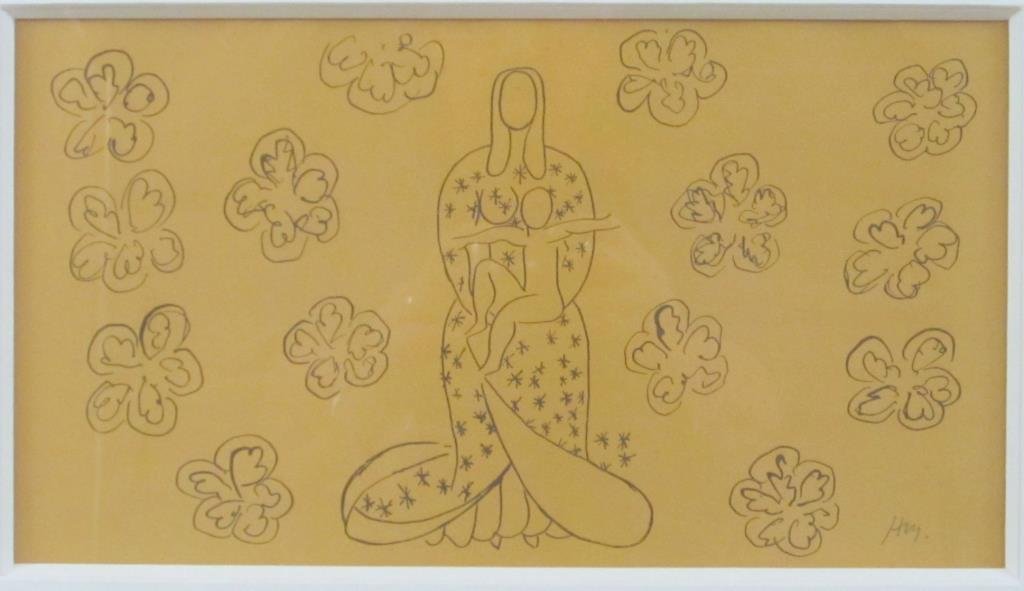 Initialed H. M. (Henri Matisse) - Print (1 of 4)