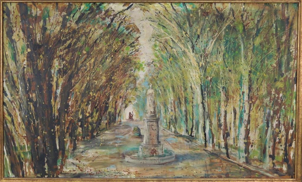 Lloyd Lozes Goff (American, 1917-1983) Oil Canvas (1 of 8)