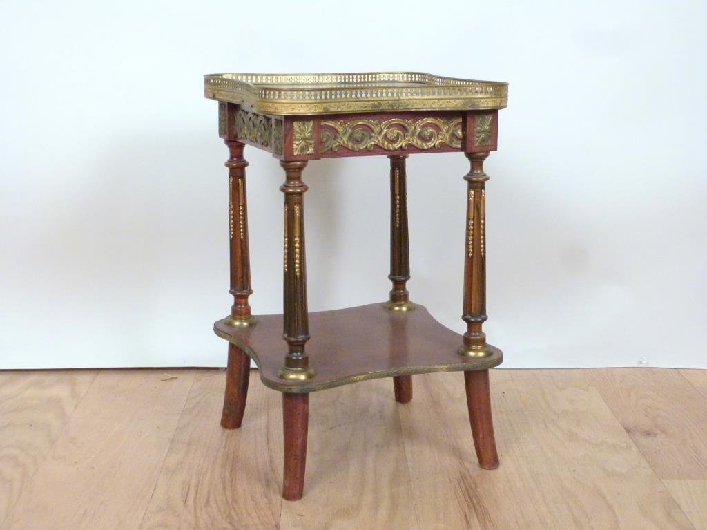 French Two Tier Urn Stand (1 of 3)