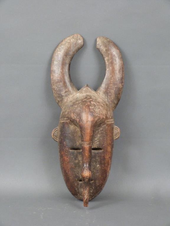 African / Ethnographic Carved Wood Mask (1 of 7)
