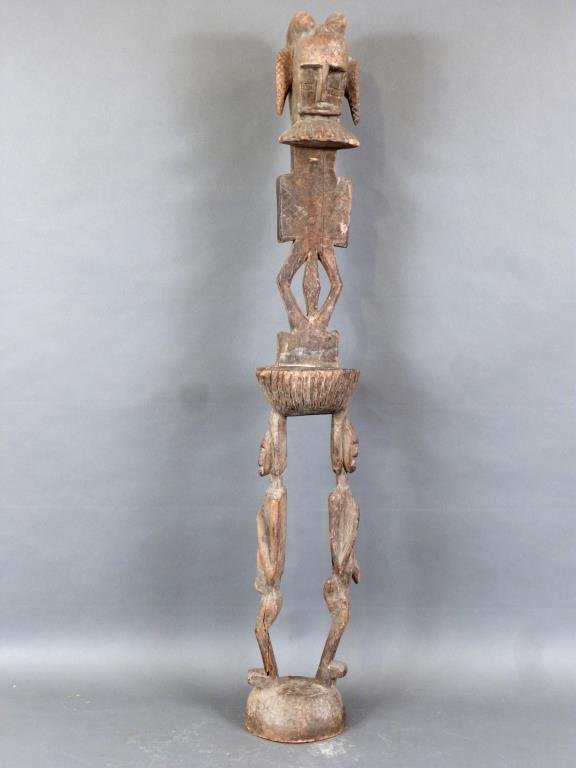 Tall Carved African Totem (1 of 9)